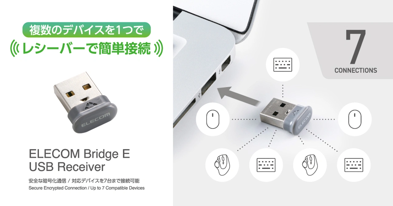 ELECOM Bridge E USBレシーバー