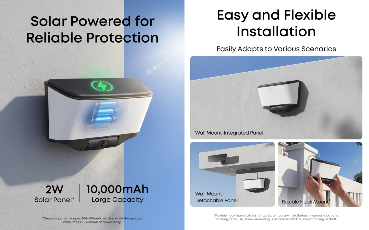 Security Wall Light Cam S4