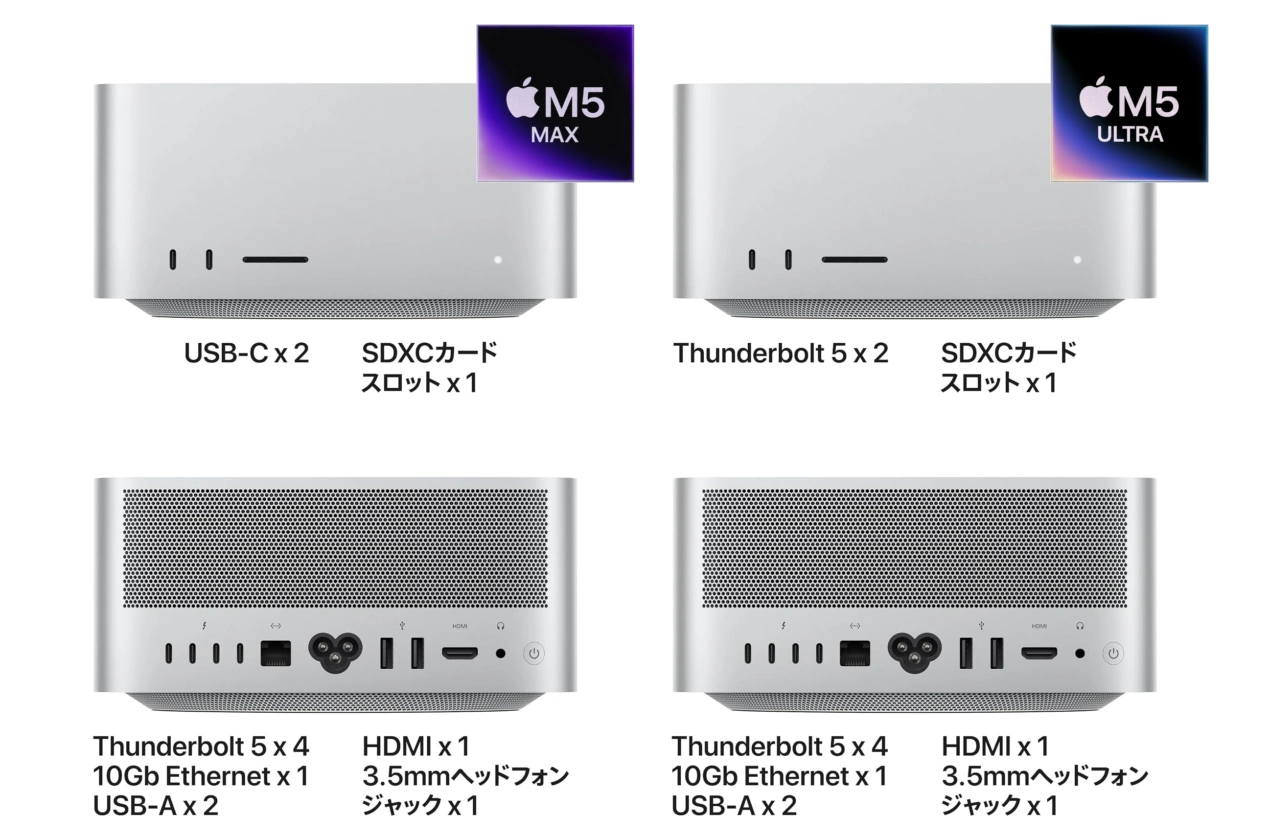 注文可能なMac Studio