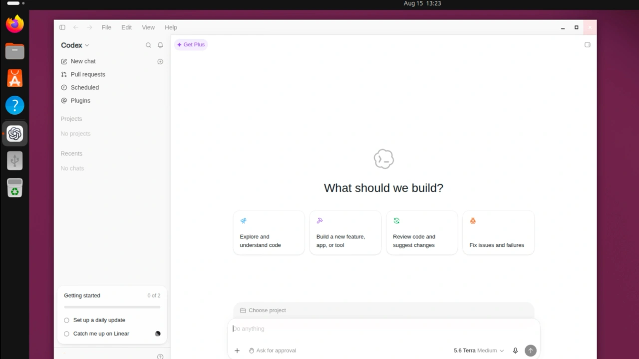 ChatGPT Desktop App for Linux