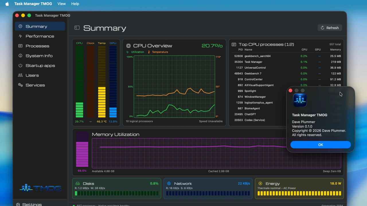 Task Manager TMOG