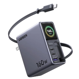 UGREEN Nexode Pro 160W充電器巻取り式USB-Cケーブル