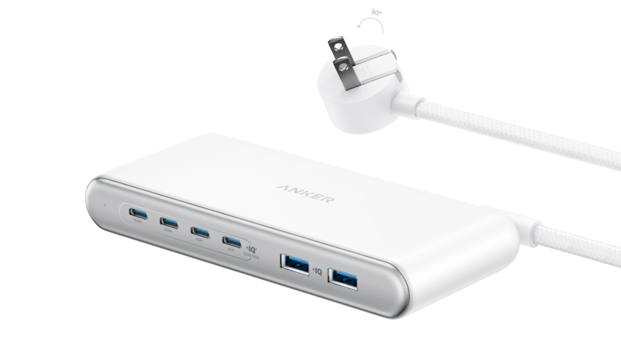 Anker Nano Charging Station (6-in-1, 150W, Compact)