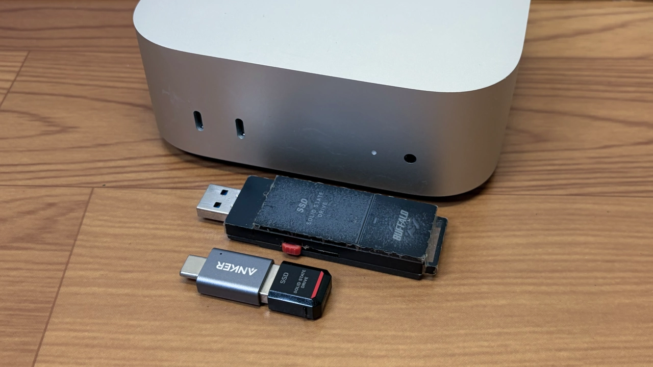 Buffaloのスティック型SSD