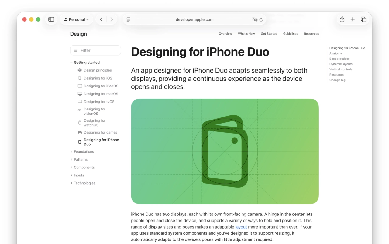 Designing for iPhone Duo