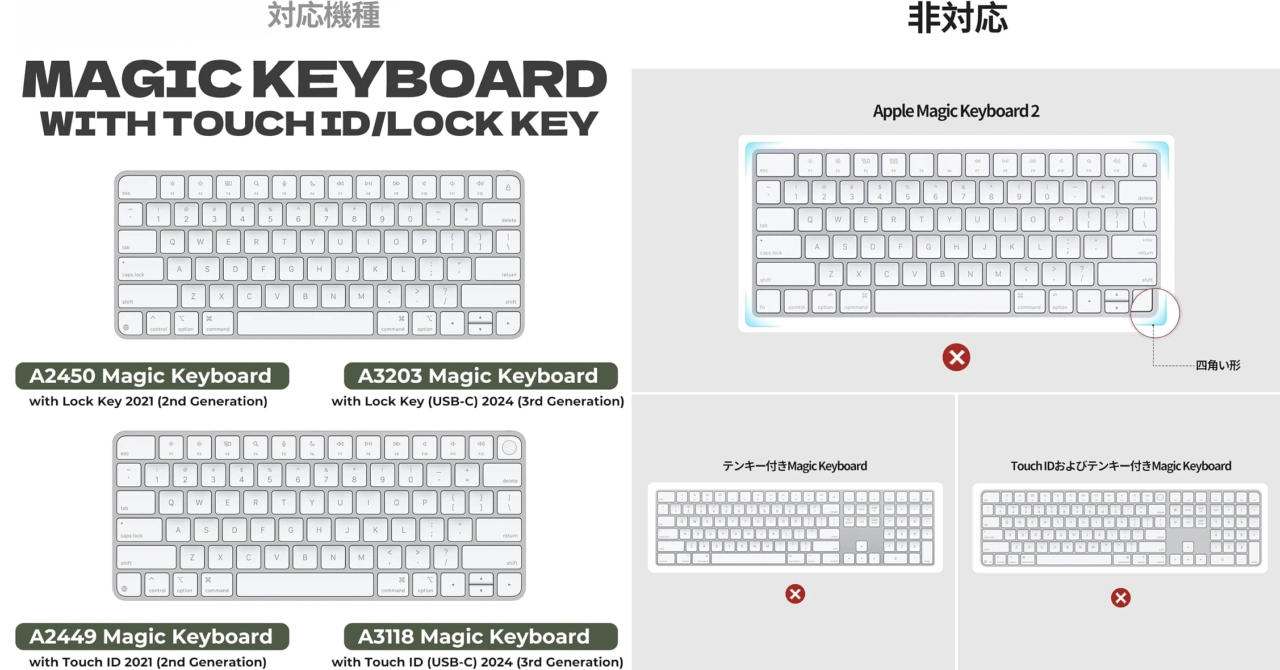 Dexnor Apple Magic Keyboardケース