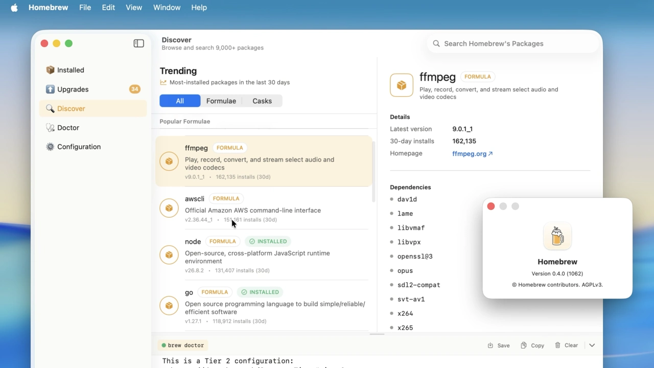 Homebrew v7.0.0
