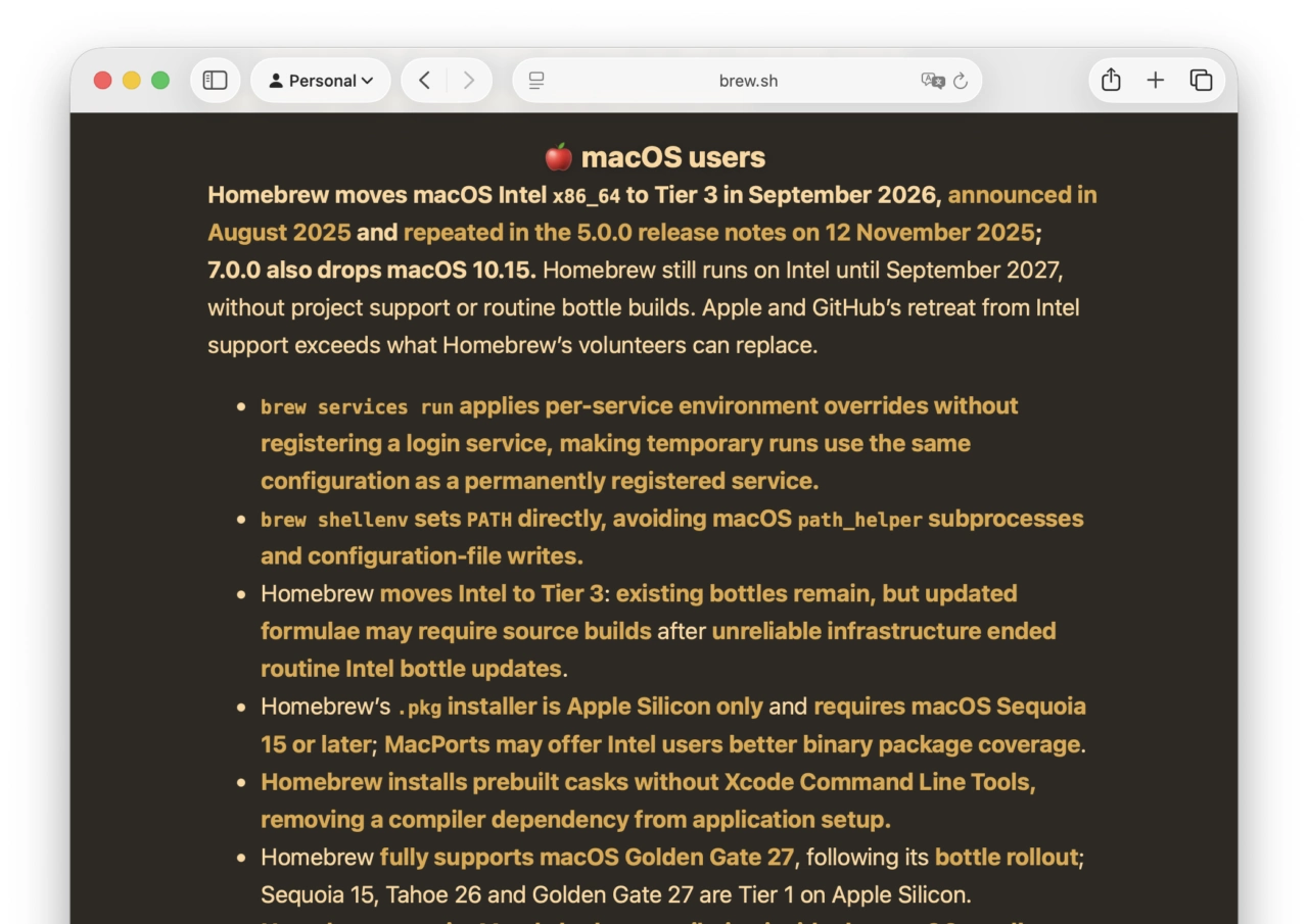 🍎 macOS users