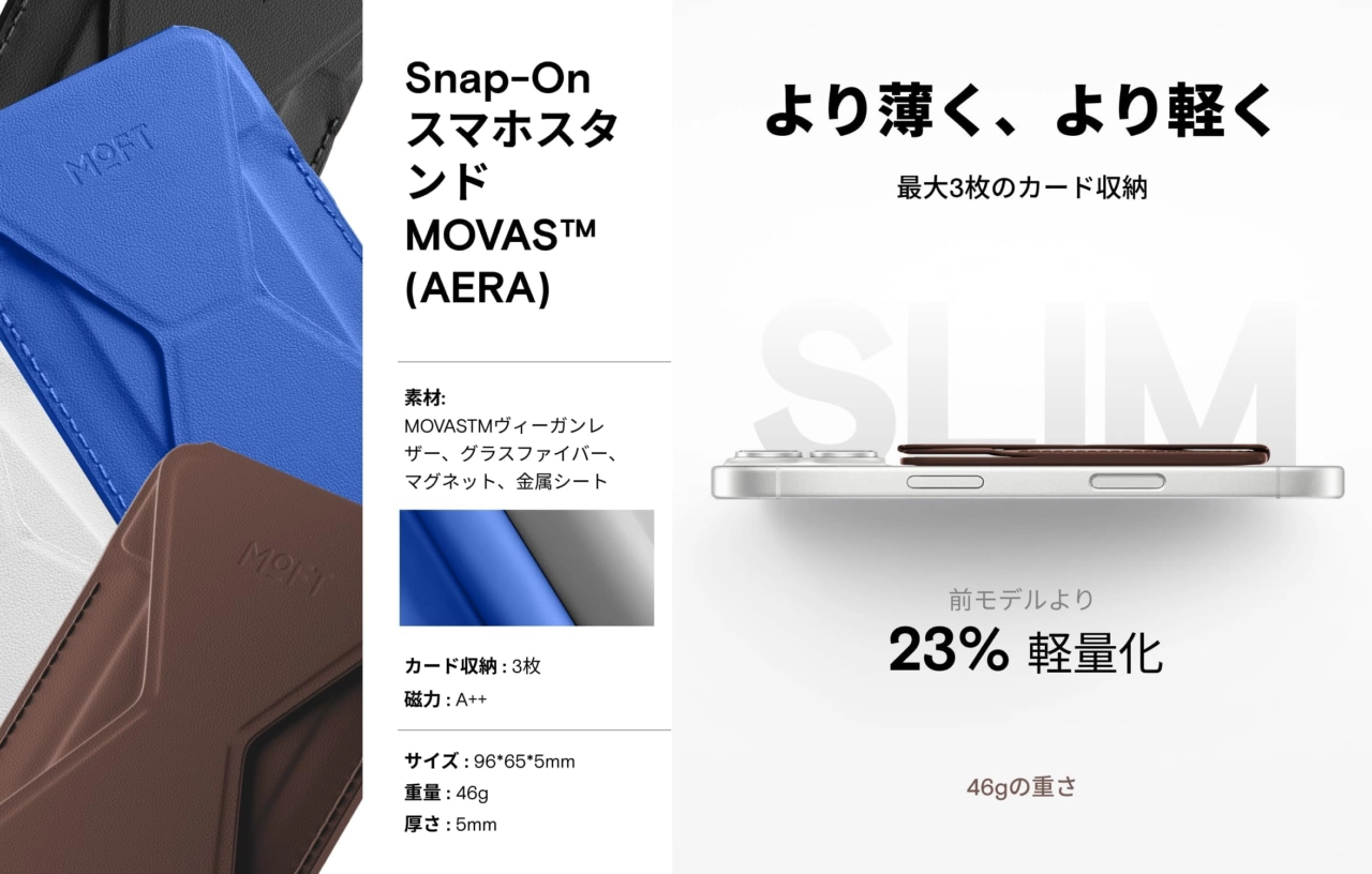 Snap-On スマホスタンド AERA