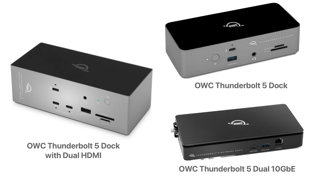 OWC Thunderbolt 5 Dock with Dual HDMI