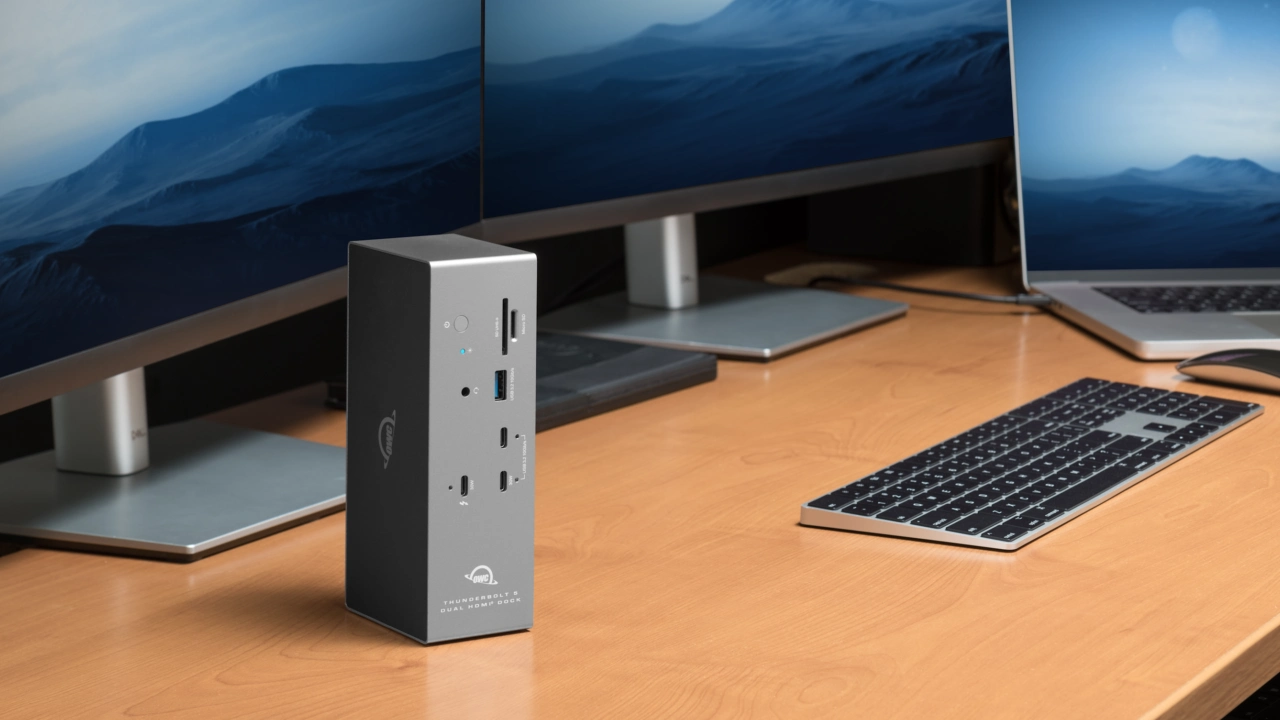 OWC Thunderbolt 5 Dock with Dual HDMI