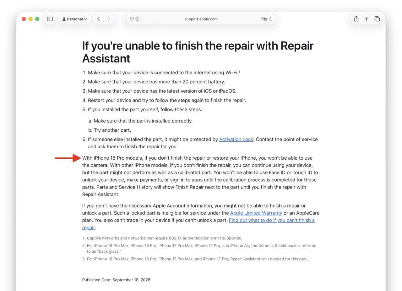 Use Repair Assistant to finish an iPhone or iPad repair