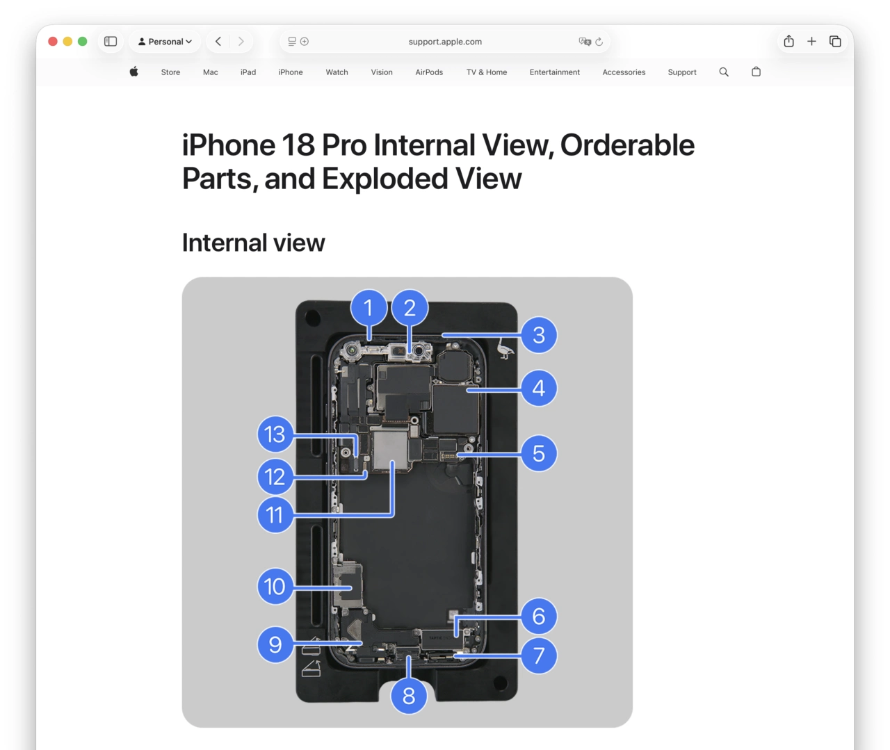 iPhone 18 Pro Repair Manual