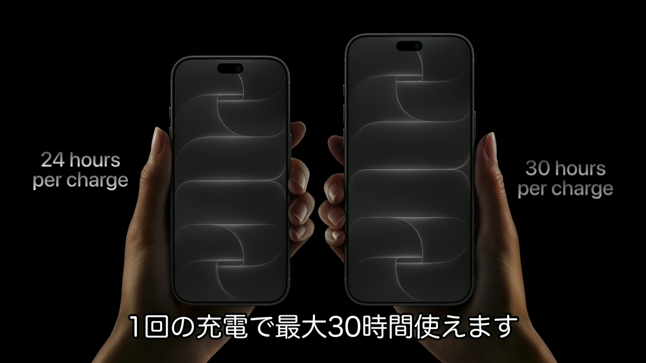 iPhone 18 Pro Maxのバッテリー駆動時間