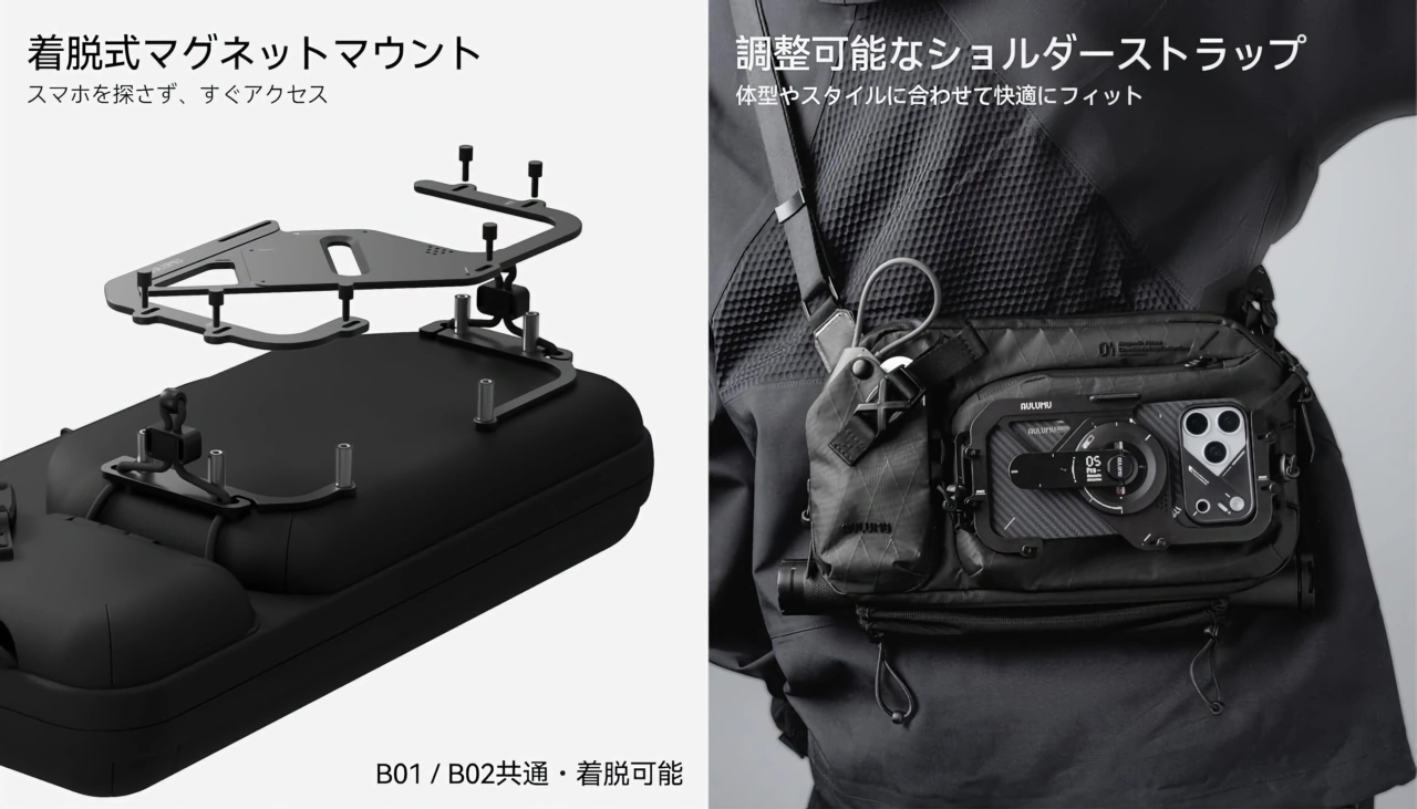 B01/B02 Urban Transit Gear スリングバッグ