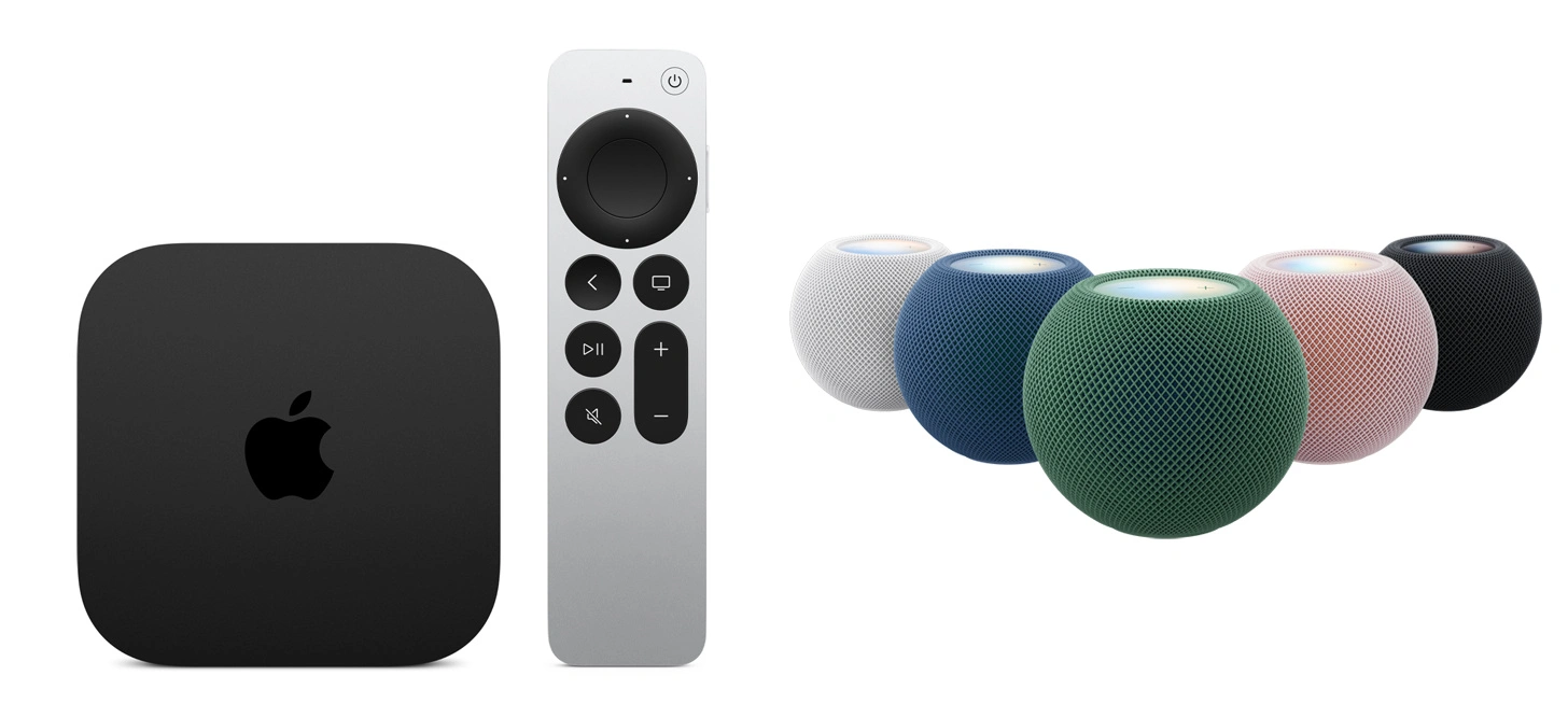 Apple TV 4K (第4世代)とHomePod mini 2