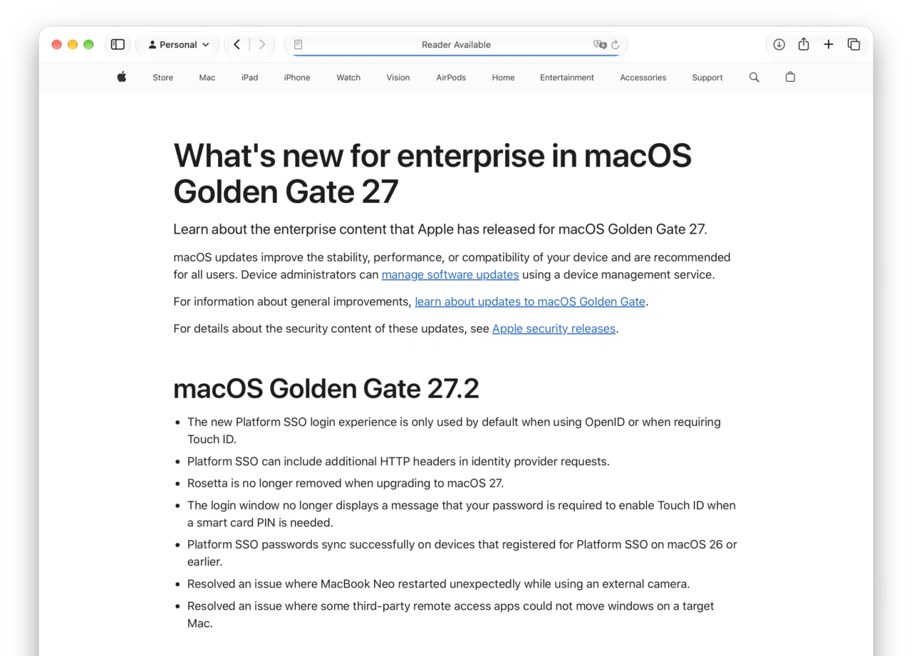 Apple Fixes MacBook Neo Crashing Issue with External Cameras in macOS 27.2