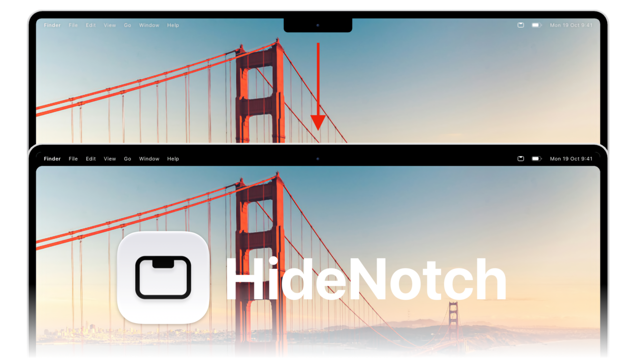 HideNotch for MacBook