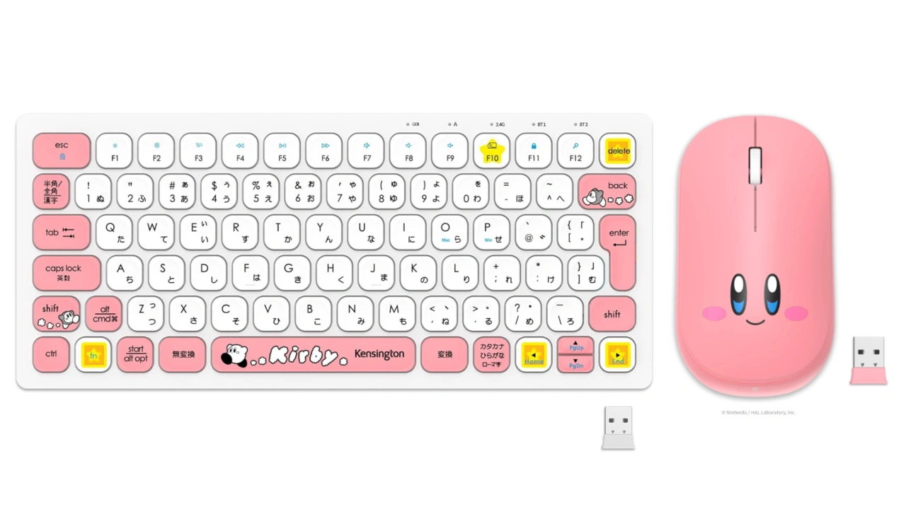 星のカービィ ワイヤレスマウス にっこり