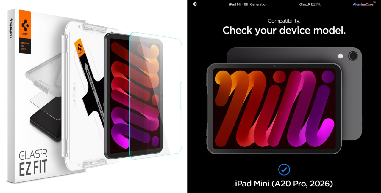 Spigen GLAS.tR EZ FIT for iPad mini A20 Pro