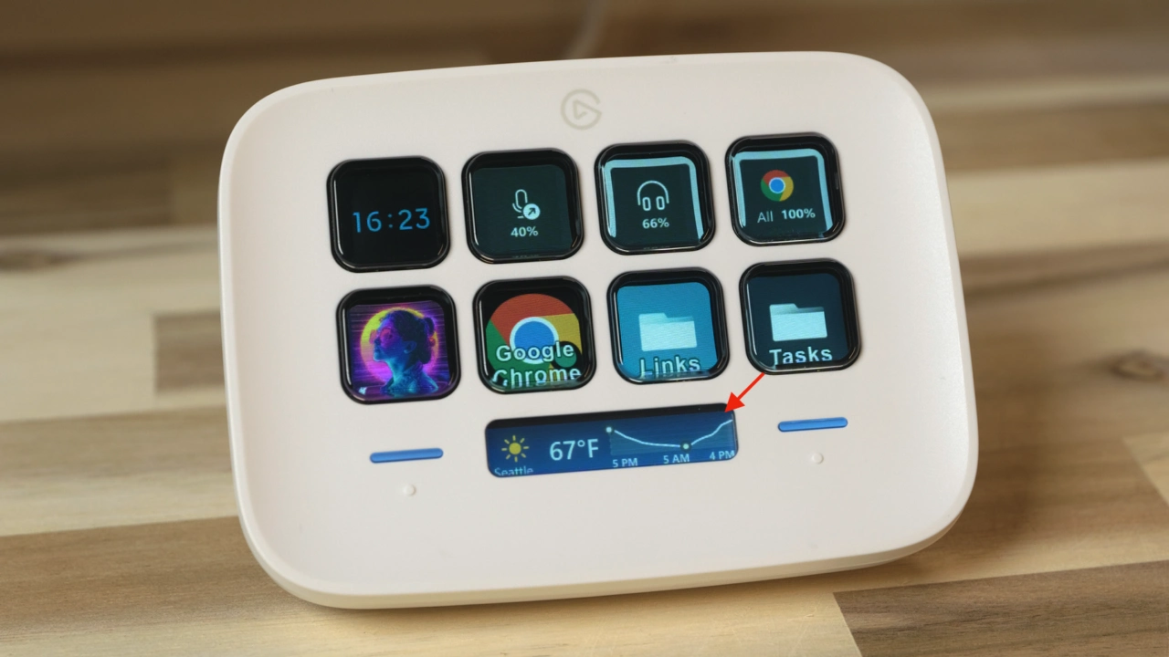 Stream Deck NeoのInfobar