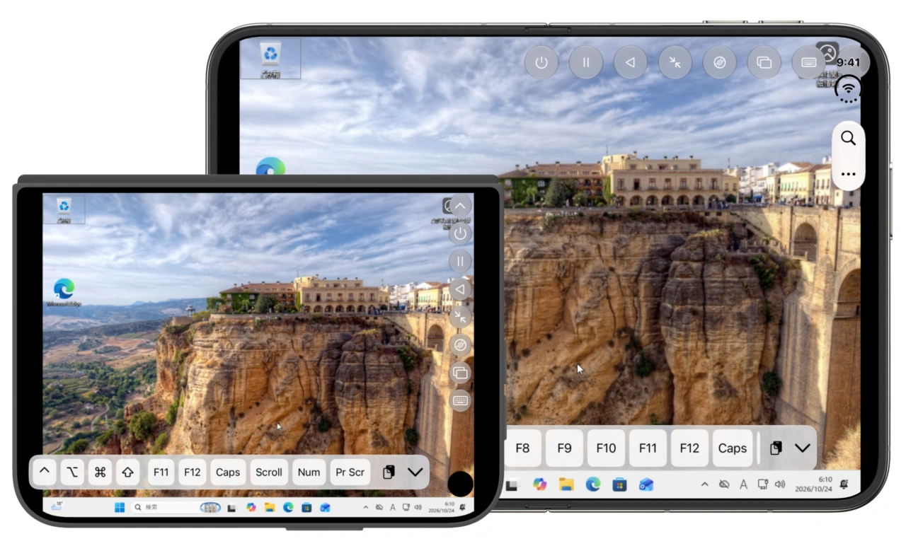 Windows 11 on UTM on iPhone Duo