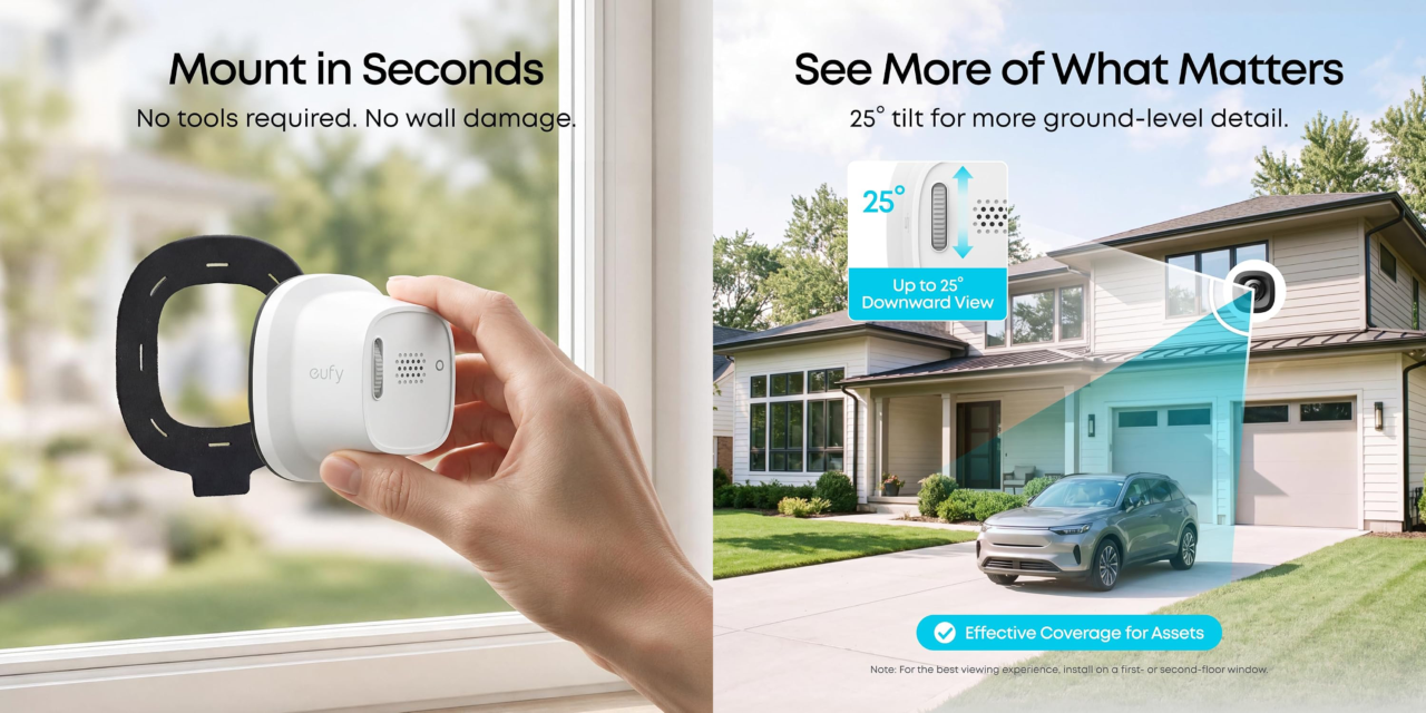 Eufy Security 2.5K Window Cam E10