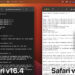 ダークモードのSafari v16.4とSafari v16.3でプレーンテキストファイルを表示