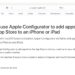 If you use Apple Configurator to add apps from the App Store to an iPhone or iPad